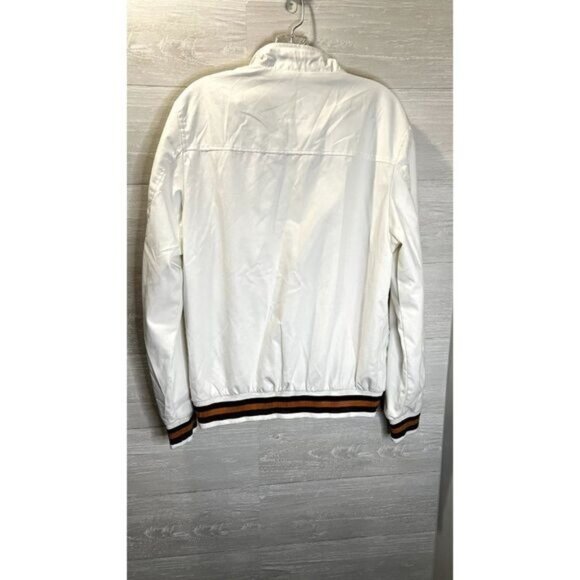 Varsity Bomber Jacket‎ Casual Jacket Zip Up Lightweight Sportswear Windbreaker - Picture 6 of 8